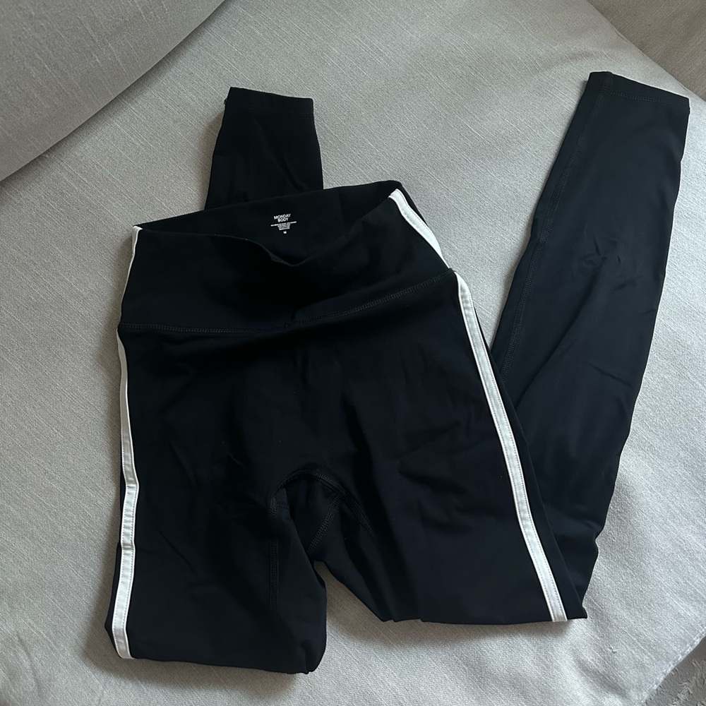 Acadia Legging 27” Black&Ivory